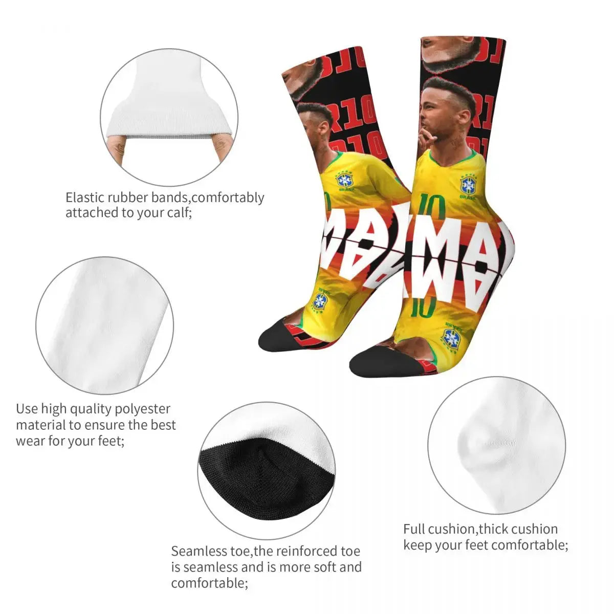 Neymar Celebrity Socks - FameFool.masks