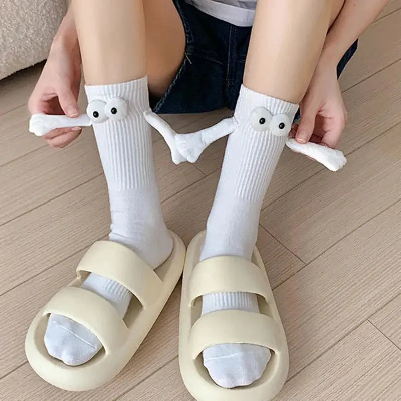 Cute magnetic Pair Socks - FameFool.masks