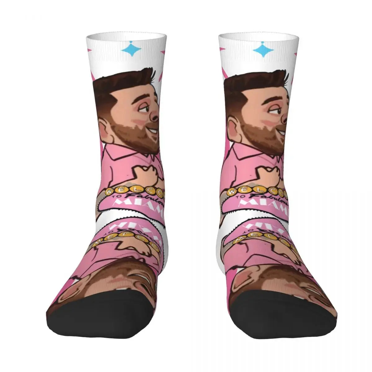 Pink Lionel Messi Socks FameFool.masks