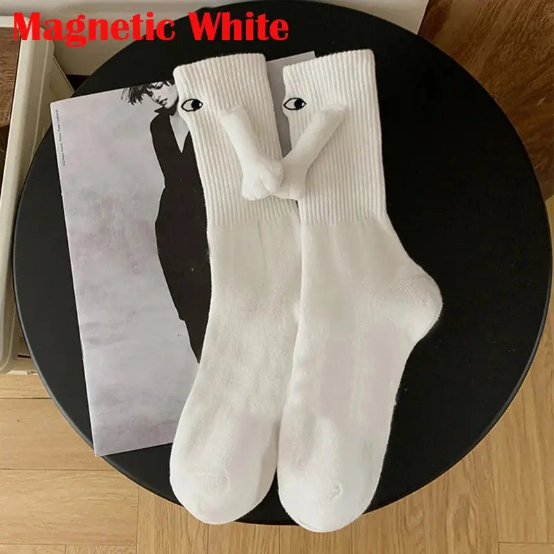 Cute magnetic Pair Socks - FameFool.masks