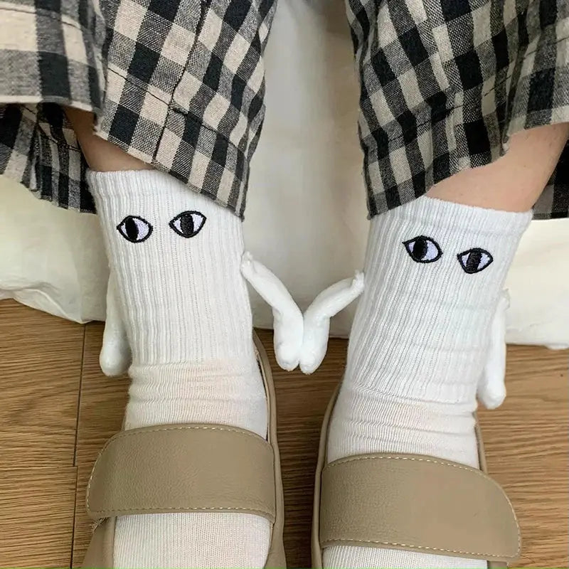 Cute magnetic Pair Socks - FameFool.masks