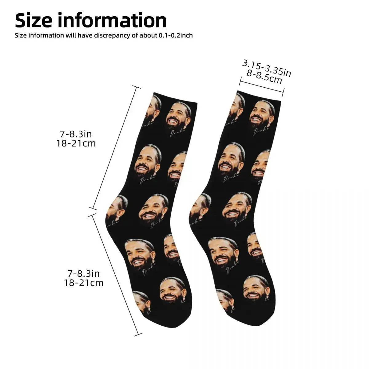 Drake Celebrity Socks - FameFool.masks