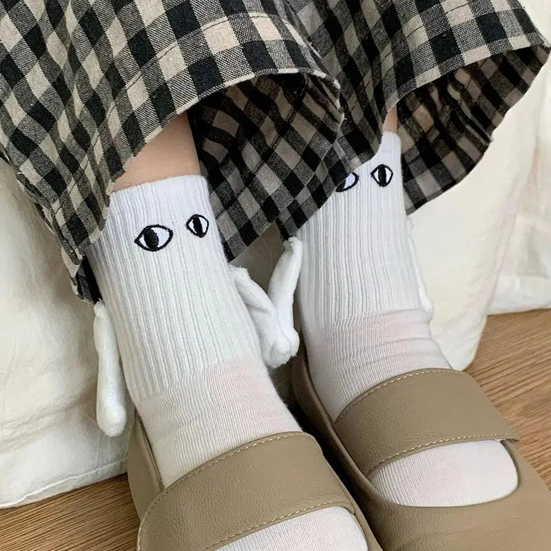 Cute magnetic Pair Socks - FameFool.masks