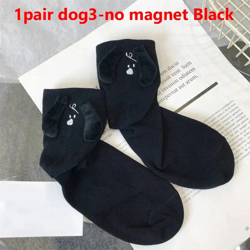 Cute magnetic Pair Socks - FameFool.masks