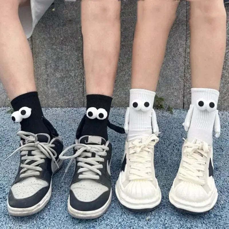 Cute magnetic Pair Socks - FameFool.masks